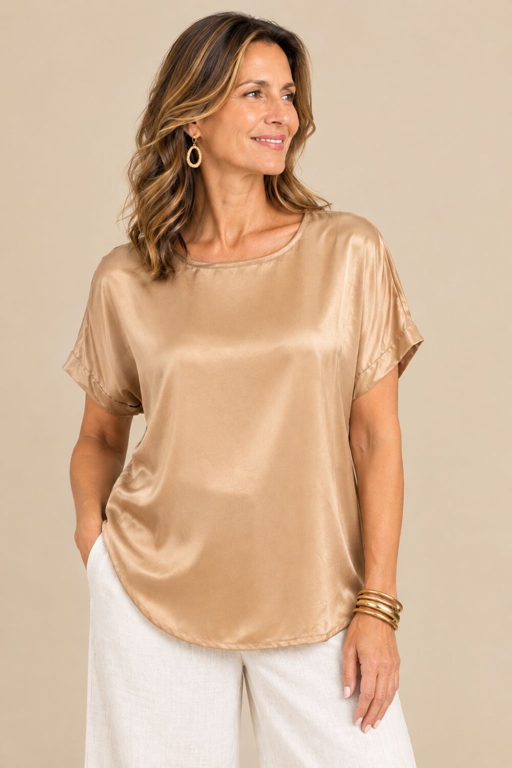 REMERA REMANSO Camel