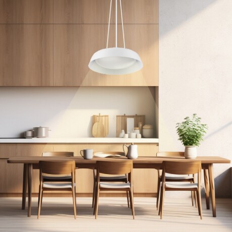 LUMINARIA COLGANTE DECORATIVA DIMERIZABLE HARLEY CCT 25W Luminaria Colgante Dimerizable Harley Blanca