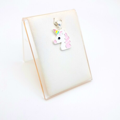 Dije de plata 925 con esmalte, UNICORNIO. Dije de plata 925 con esmalte, UNICORNIO.