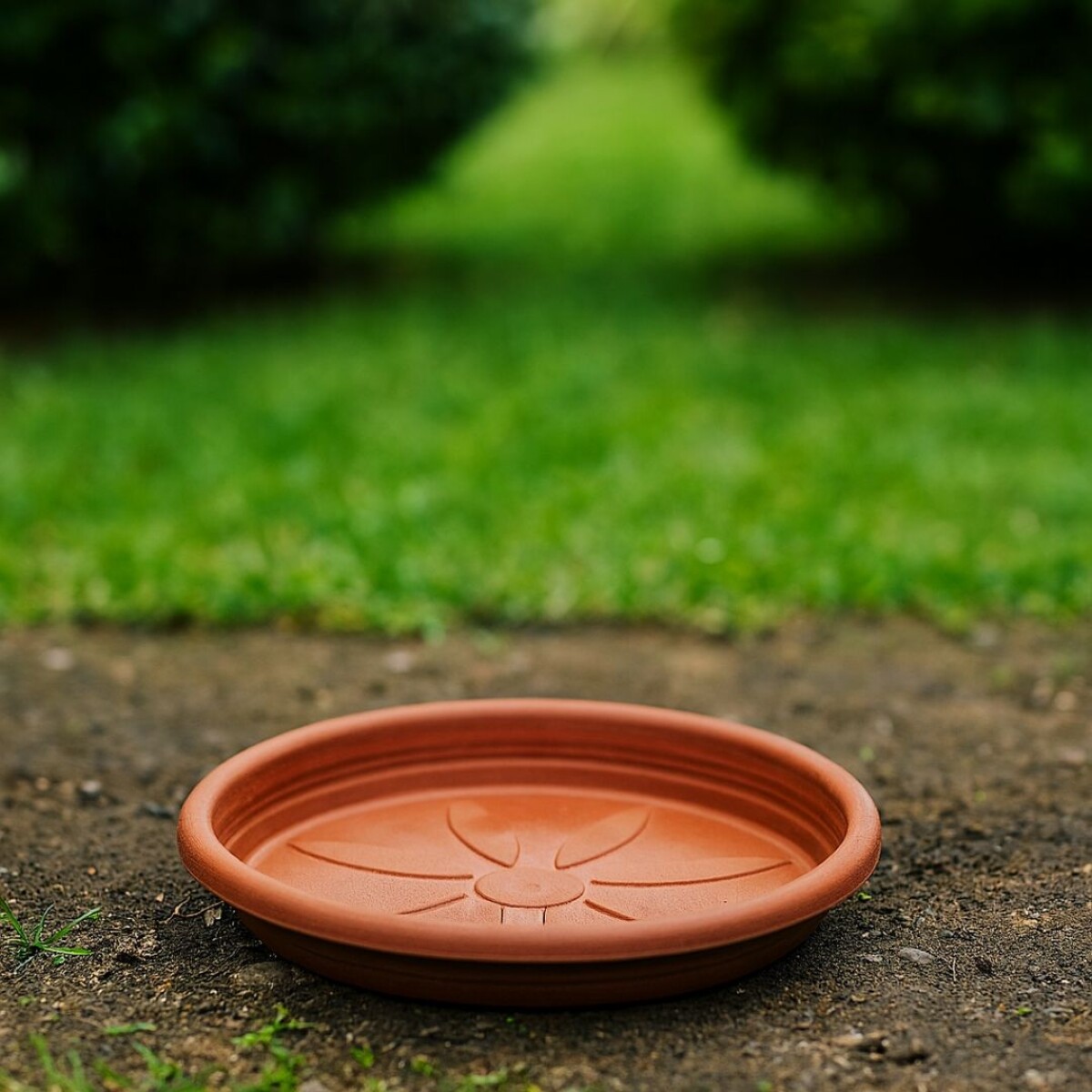 PLATO REDONDO N2 TERRACOTA REF 0208 - TERRACOTA 
