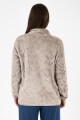 Campera textura Gris