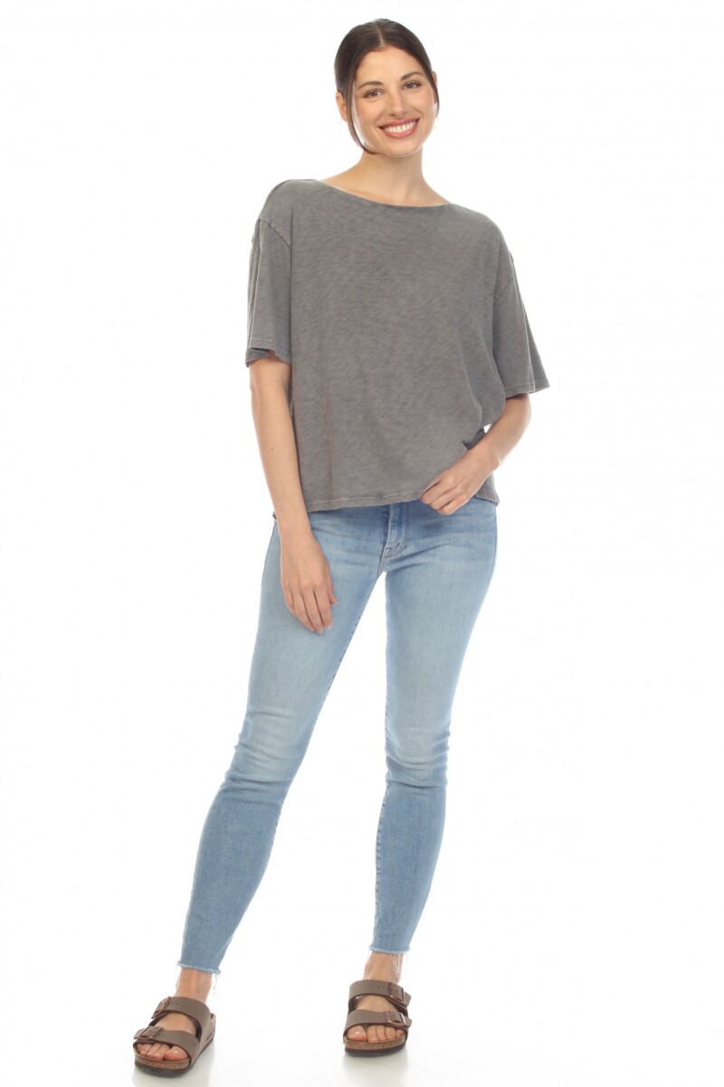 GRACE 1/2 SLEEVE Gris