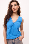 Top Malú Azul