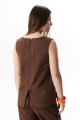 TOP LINO STRECH MARRON