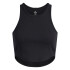 UA Rival Rib Tank-BRN BLK-001