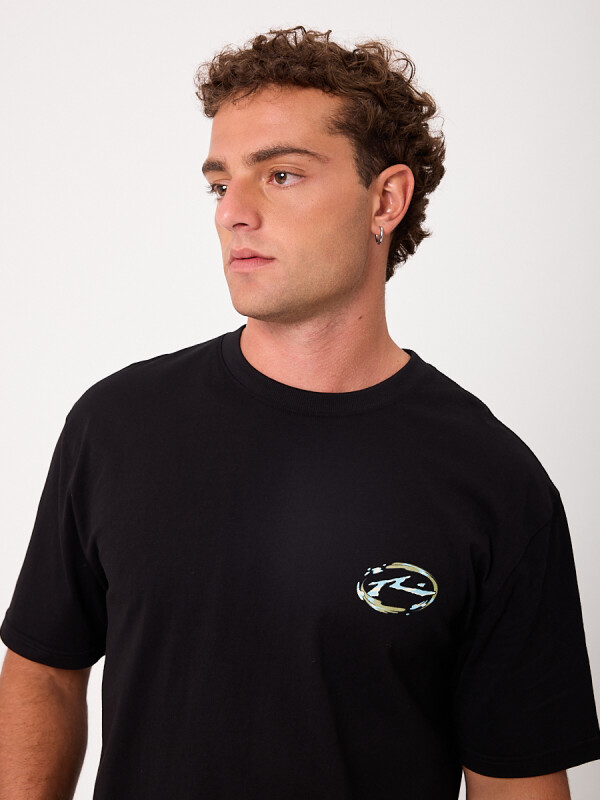 T-SHIRT ROGERS RUSTY Negro