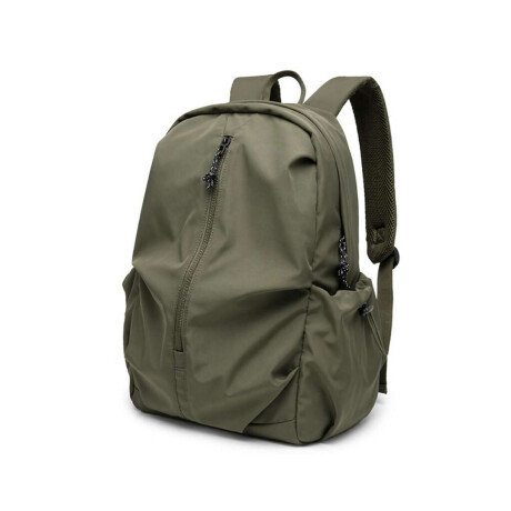 Mochila con bolsillo exterior para viaje Verde