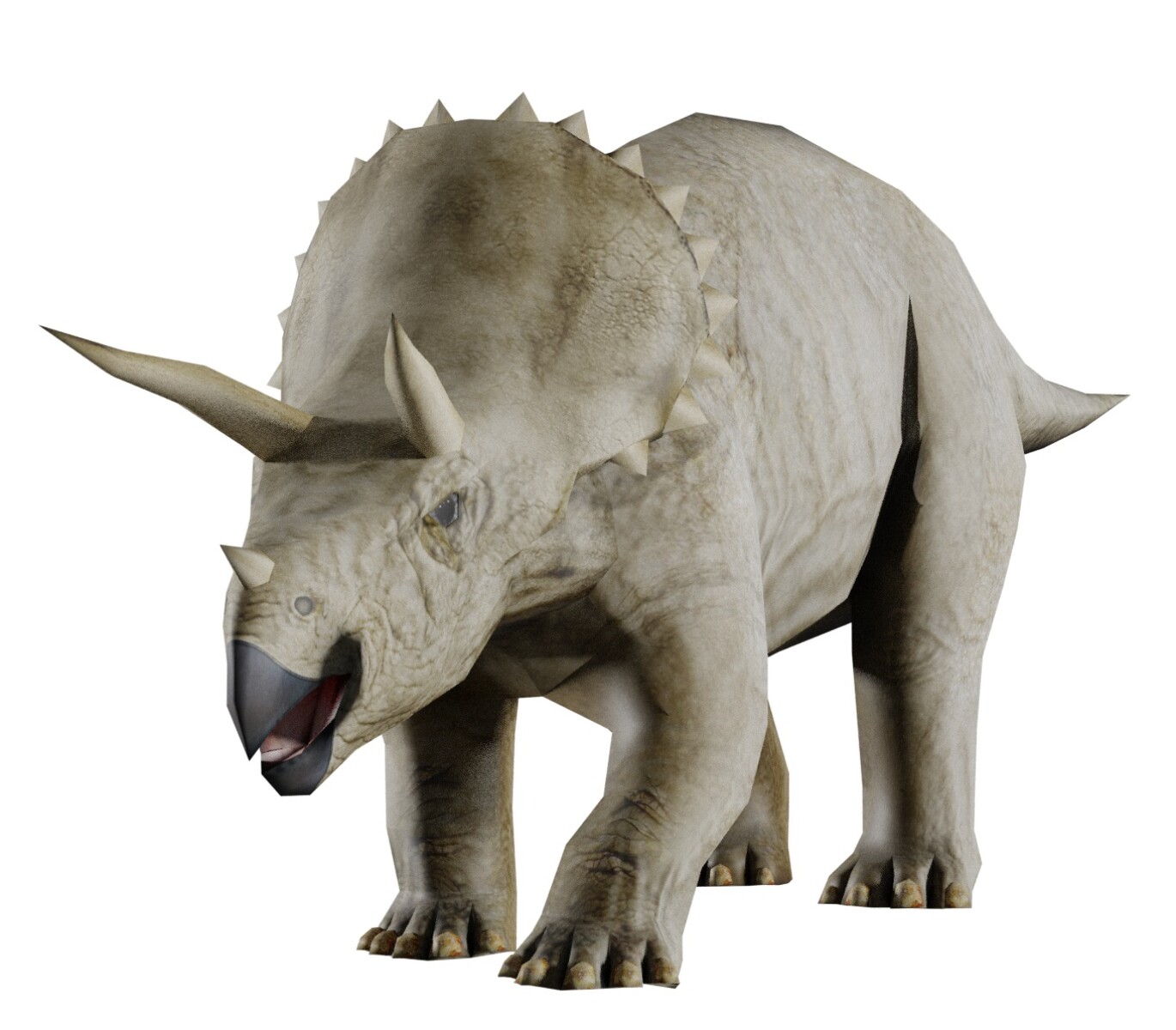 Juego de realidad virtual dinosaurio - triceratops 