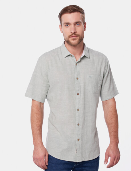 CAMISA DE LINO Verde