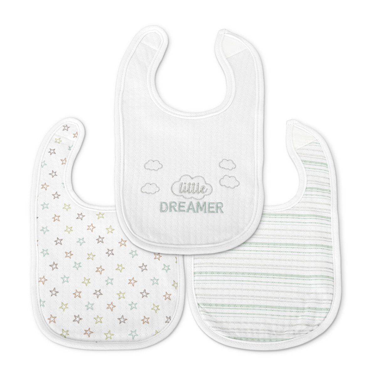 Pacx3 Baberos tela con velcro - Little dreamer 