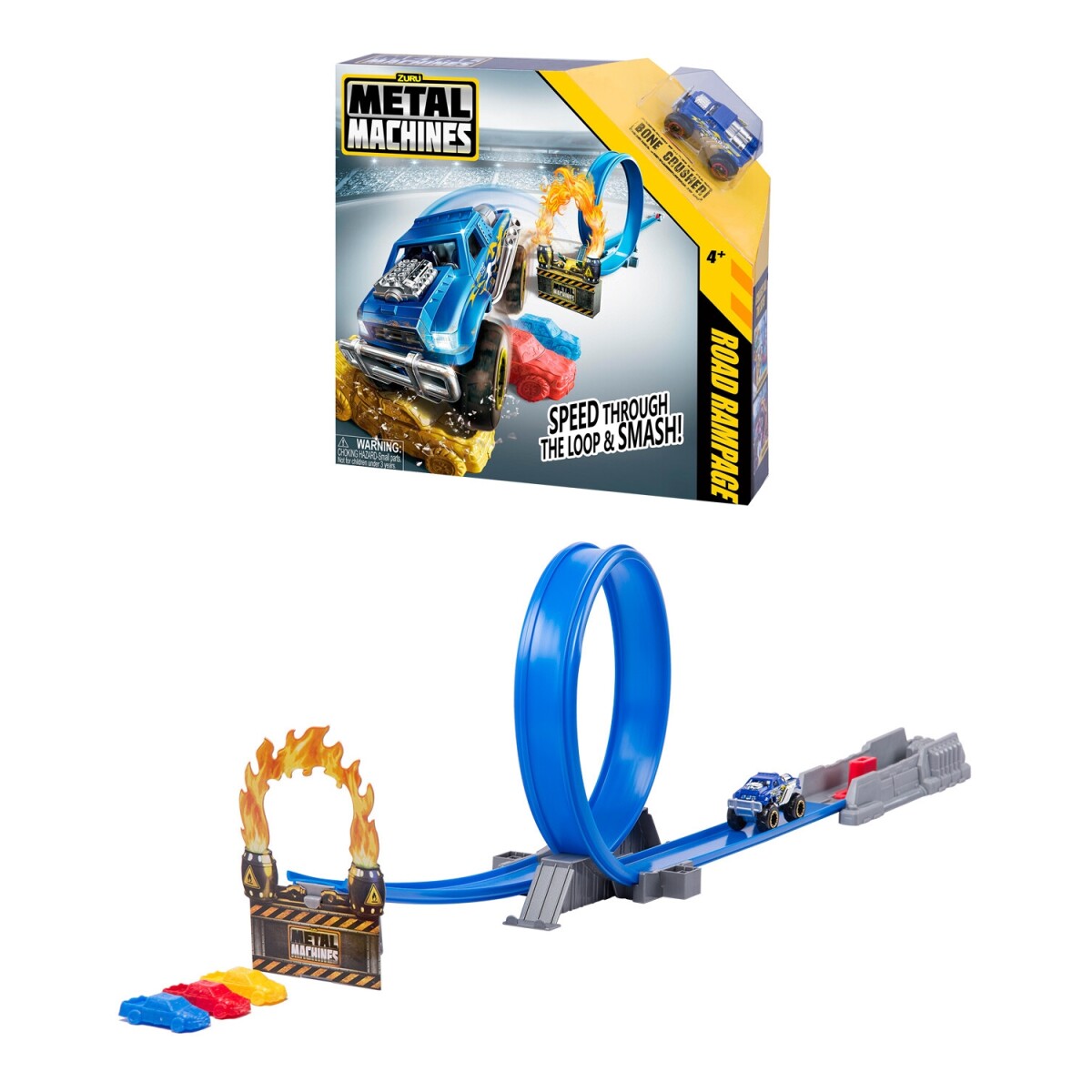 Pista Lanzadora De Autos de Juguete Zuru Metal Machines Road Rampage 