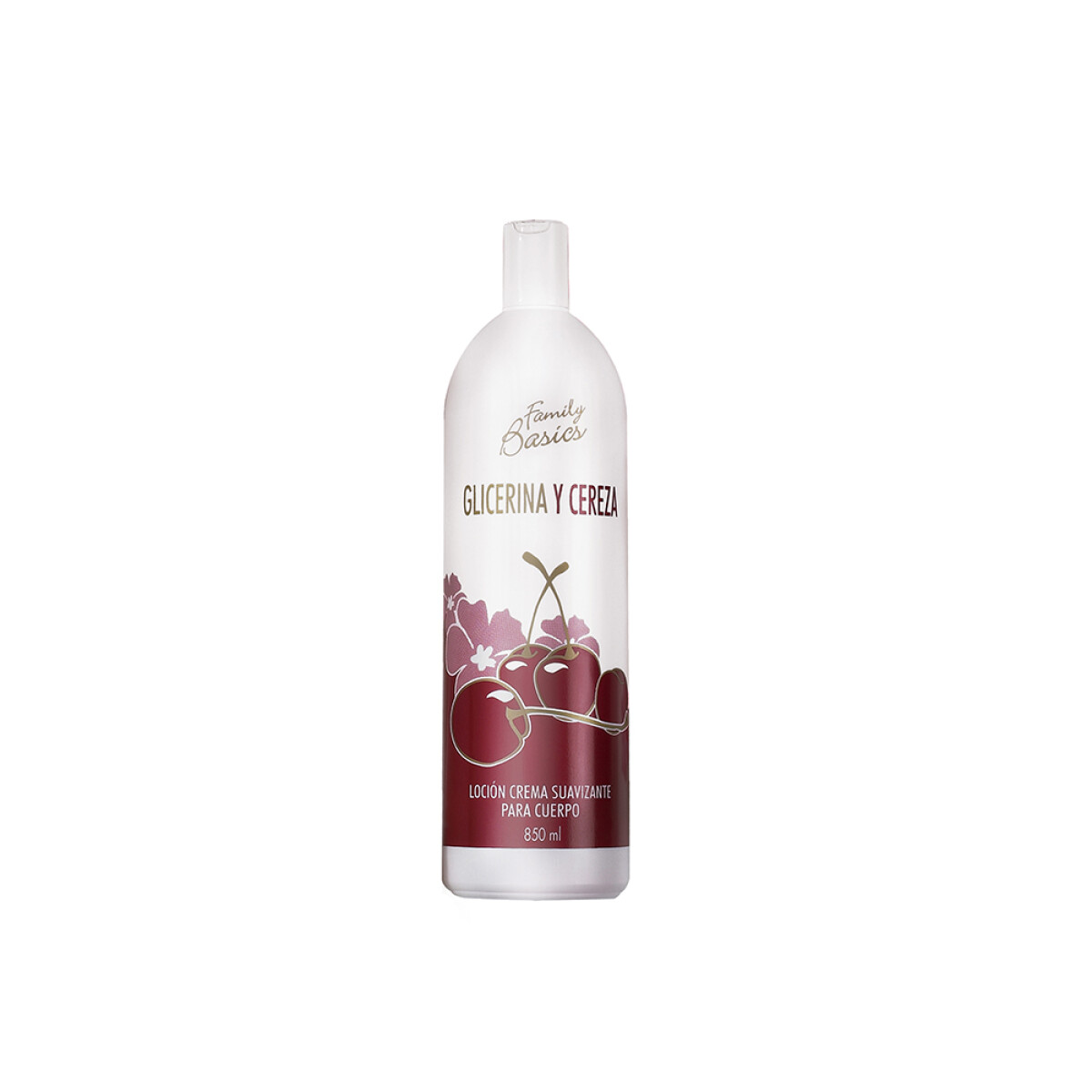 CREMA CORPORAL FAMILY BASICS GLICERINA 850 ML - CEREZA 