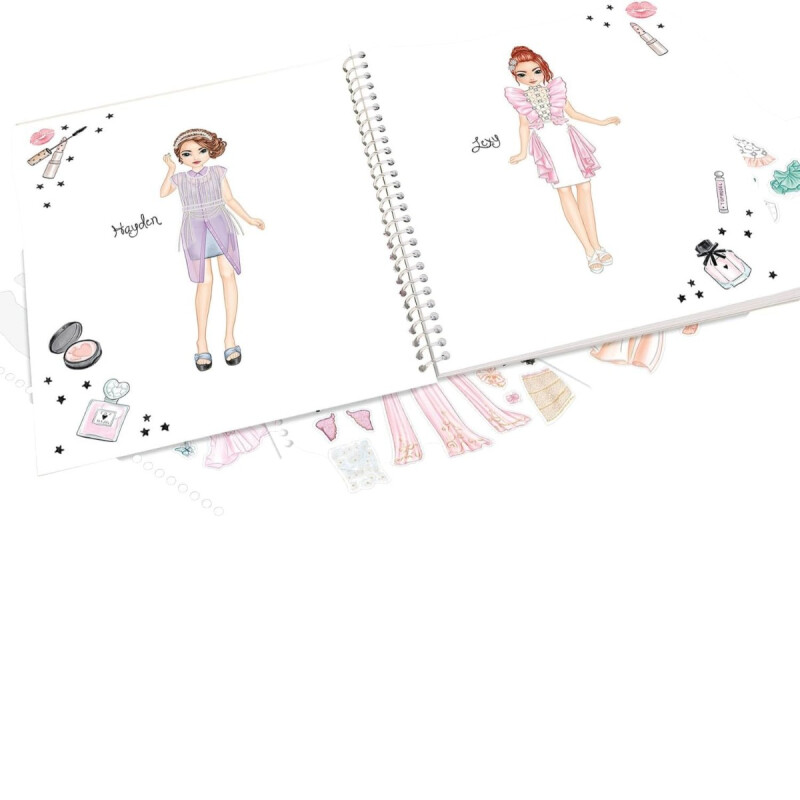 Libro de Stickers Top Model Glam Look Libro de Stickers Top Model Glam Look