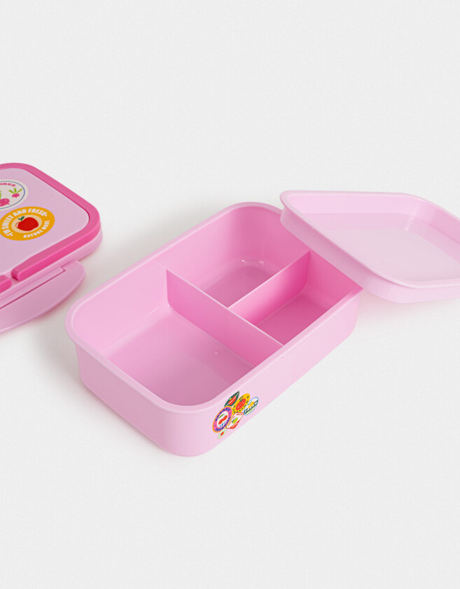 Artículos cocina Lunchera Rígida Rosa - Rosa Claro