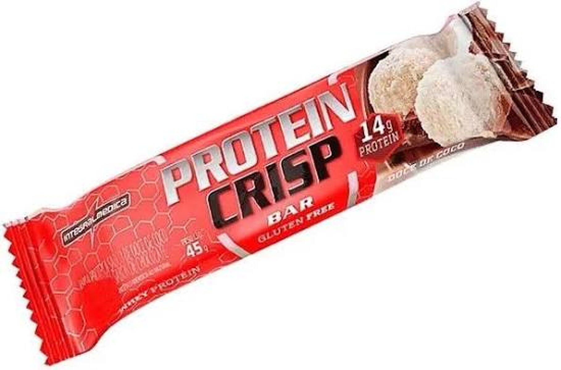 Protein Crisp Coco | Barra de Proteína Crocante | 45 g - Integralmédica 