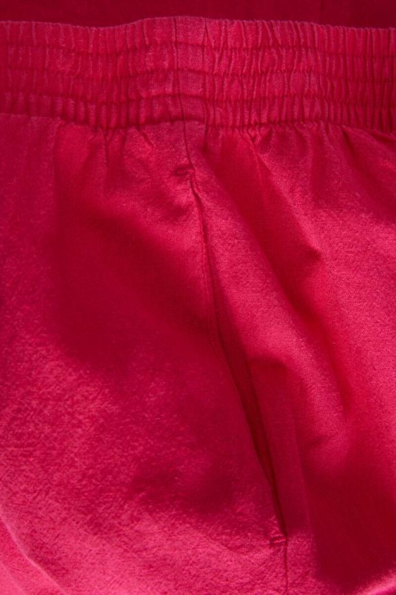 Pantalón Lino Regular Fit Kira Bright Rose