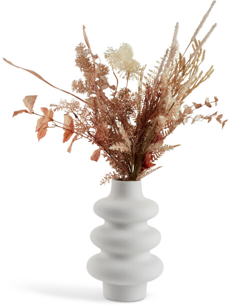 Jarrón ALVIS Ø20xA30cm blanco Jarrón ALVIS Ø20xA30cm blanco