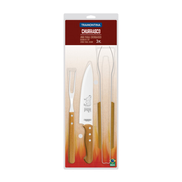 Juego para asado 3 piezas "DYNAMIC" -TRAMONTINA TN7770