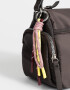 Bandoleras Bandolera Deportiva Con Charm - Marron Oscuro