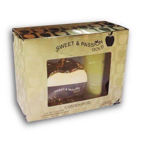 PACK CASA PUEBLO SWEET&PASSION GOLD EDT 100ml + GEL DE DUCHA 100ml PACK CASA PUEBLO SWEET&PASSION GOLD EDT 100ml + GEL DE DUCHA 100ml
