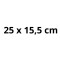 Maceta colgante con cadena mediana (25 x 15,5cm)