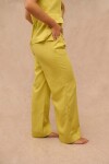 PANTALON CARIS LIMA Y BLANCO PANTALON CARIS LIMA Y BLANCO