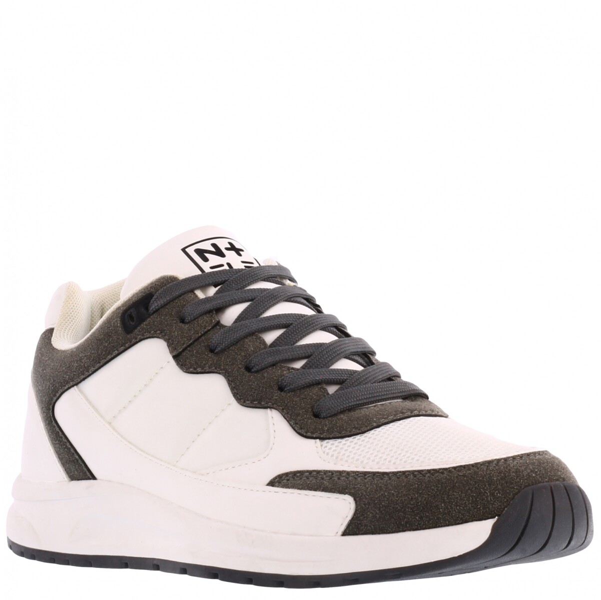 Championes de Hombre N+ GUY capitoneado en lateral N+ - Blanco 