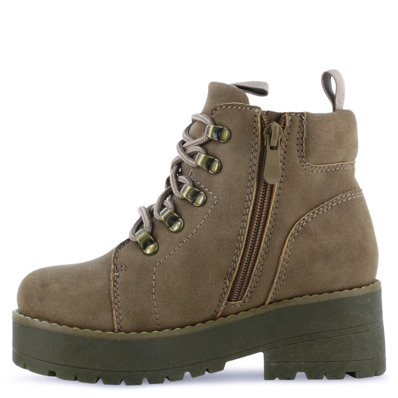 Botas de Niña MINI Miss Carol PITI acordonada Beige