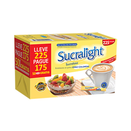 Edulcorante Polvo Sucralight 225 Sobres Edulcorante Polvo Sucralight 225 Sobres