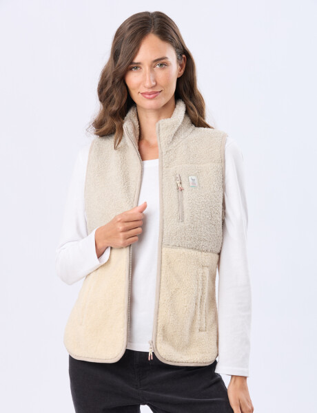 CHALECO DE SHERPA Gris