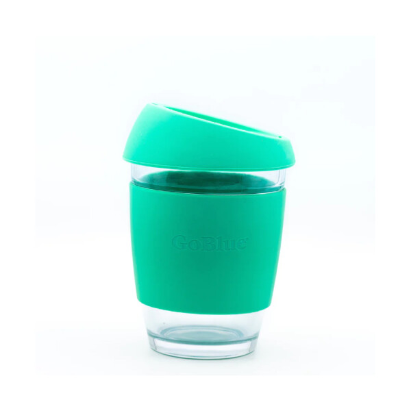 Vaso De Vidrio Reusable GoBlue Mug Verde