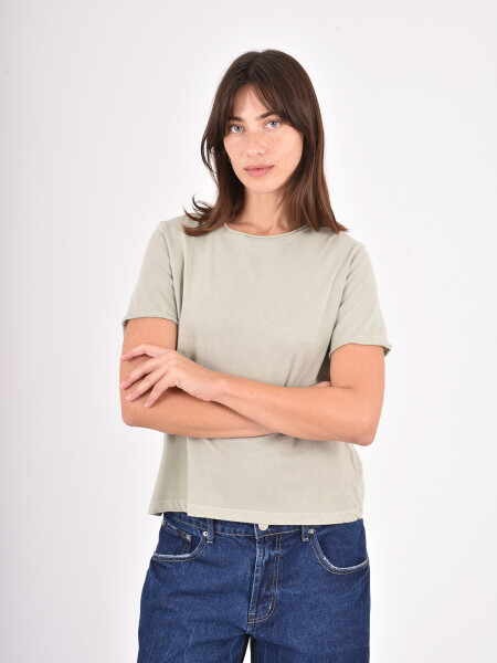 REMERA ANA VERDE GRISACEO