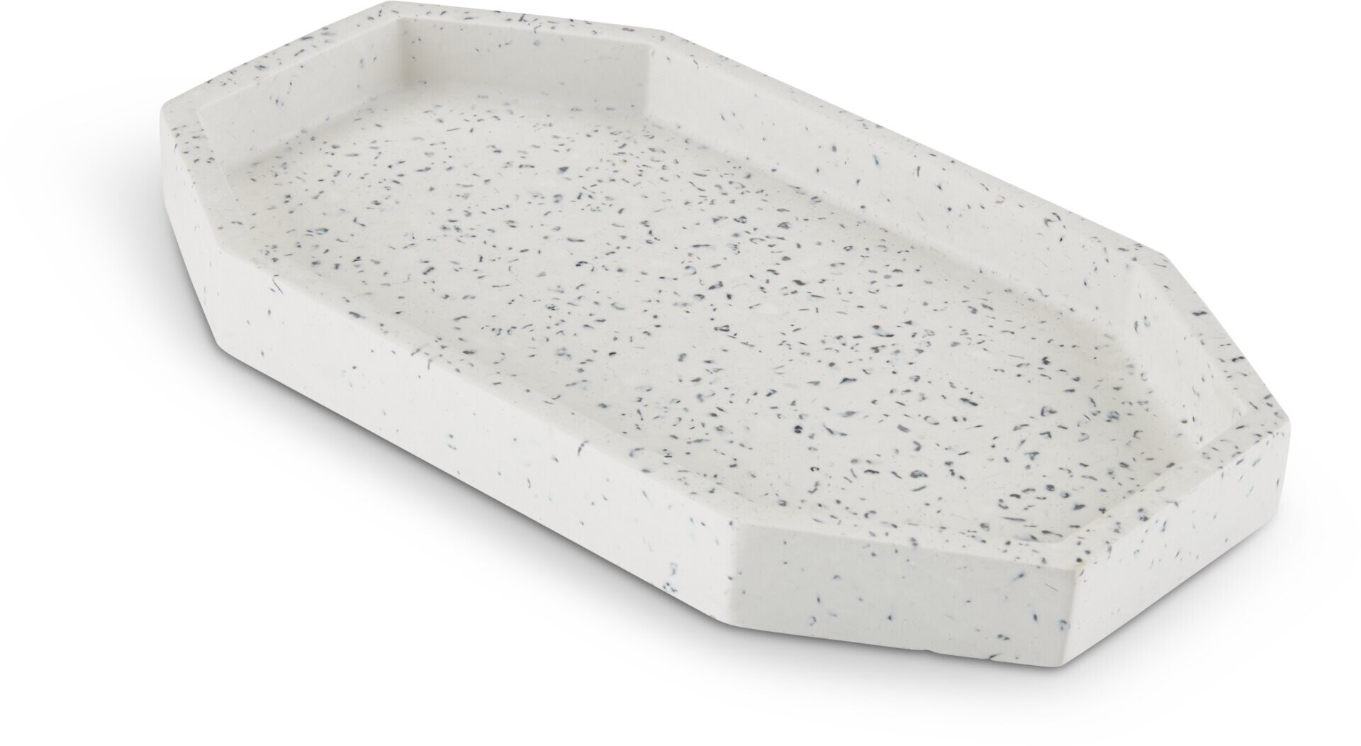Bandeja deco JESPER A14xL25cm blanco 