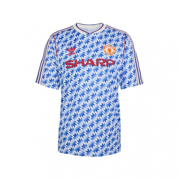Camiseta adidas Manchester United Segunda Equipación White Blue