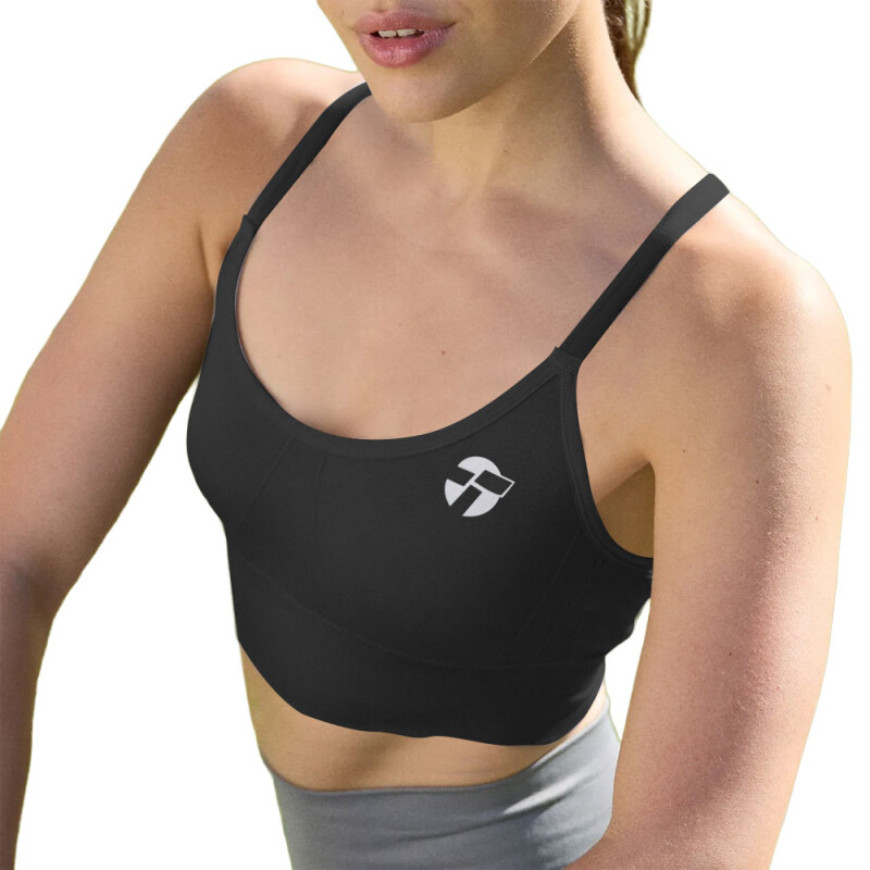 CORPIÑO TRNG WMN BASIC rosa mesa NEGRO