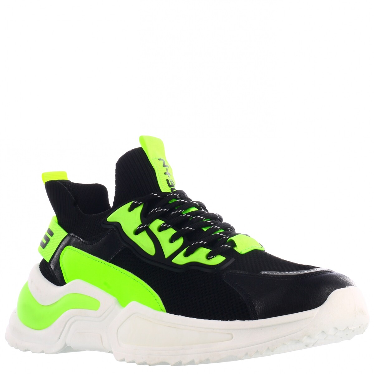 Championes de Hombre N+ EZE acordonado con detalle atrás N+ - Negro 