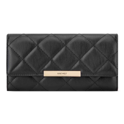 Small Leather Goods Mirabella Slg Check Sec Black