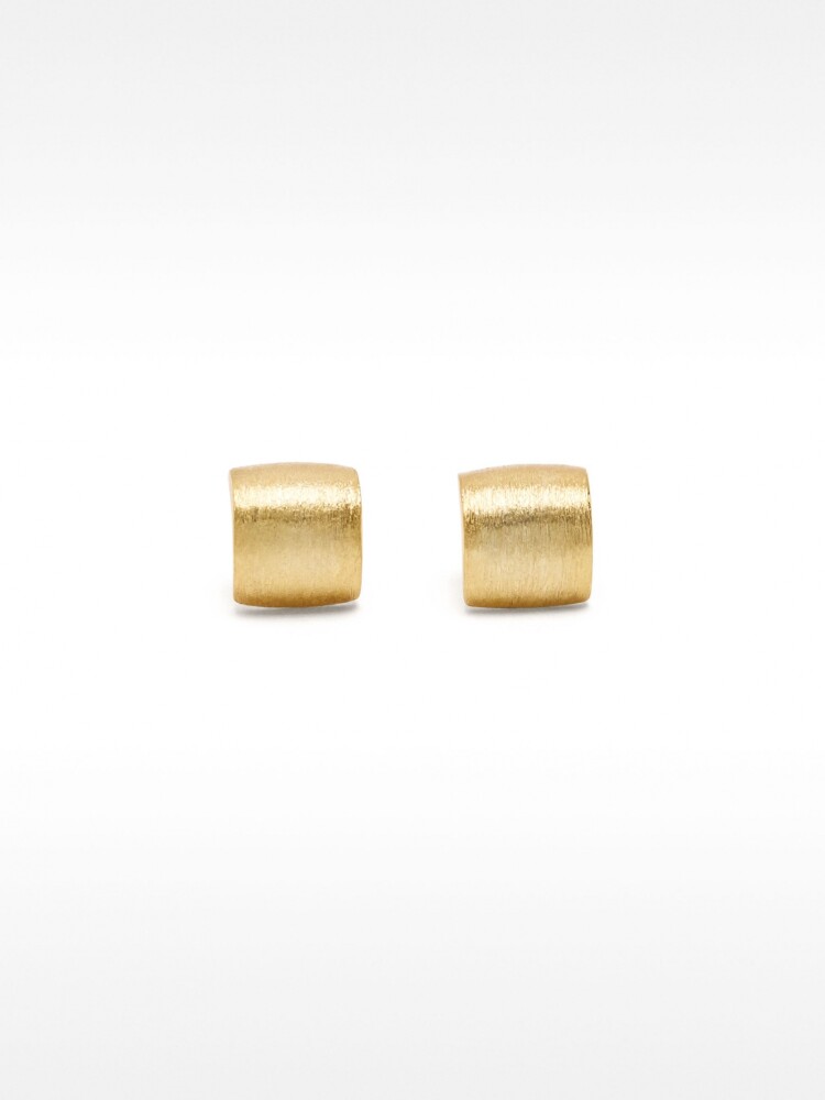 Pendientes Rectangulares - Plata De Ley 925 dorado