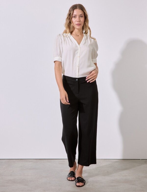 Pantalon Lyocell NEGRO