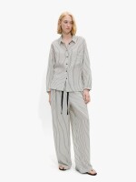 Pantalón A Rayas crudo