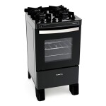 COCINA S/GAS 4H. MESA VIDRIO ENCENDIDO ELÉCTRICO negro