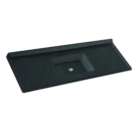 Ltc Cb124 Pileta En Marmolina Para Bajo Mesada Color Negro Ltc Cb124 Pileta En Marmolina Para Bajo Mesada Color Negro