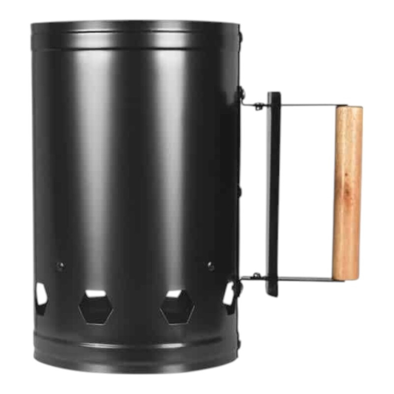 Balde Encendedor De Carbón Iniciador Negro