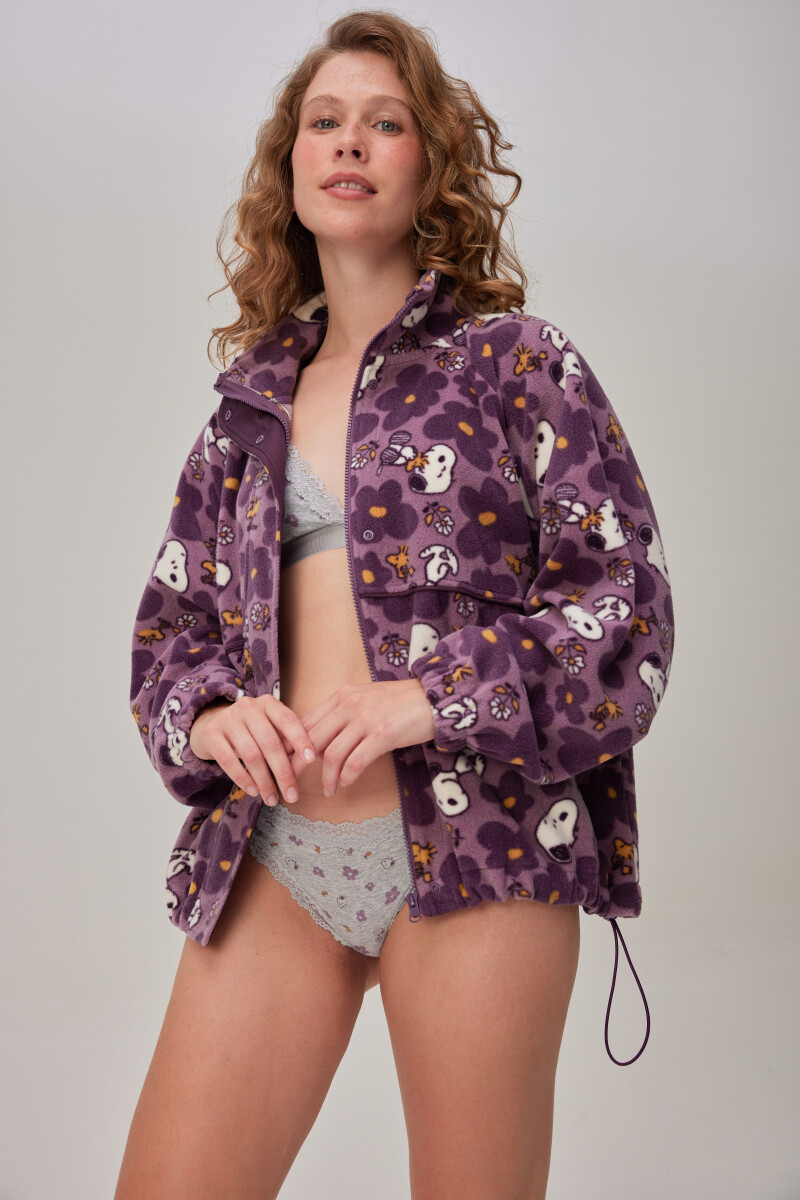 Campera snoopy - Lila 