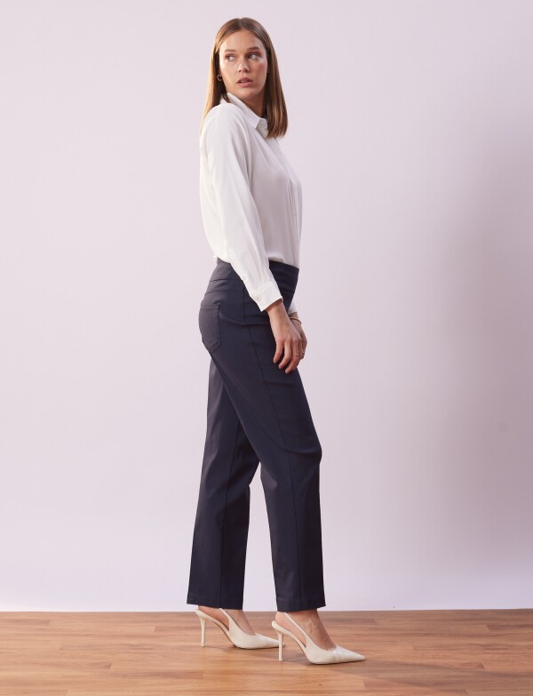 Pantalon Pull On AZUL