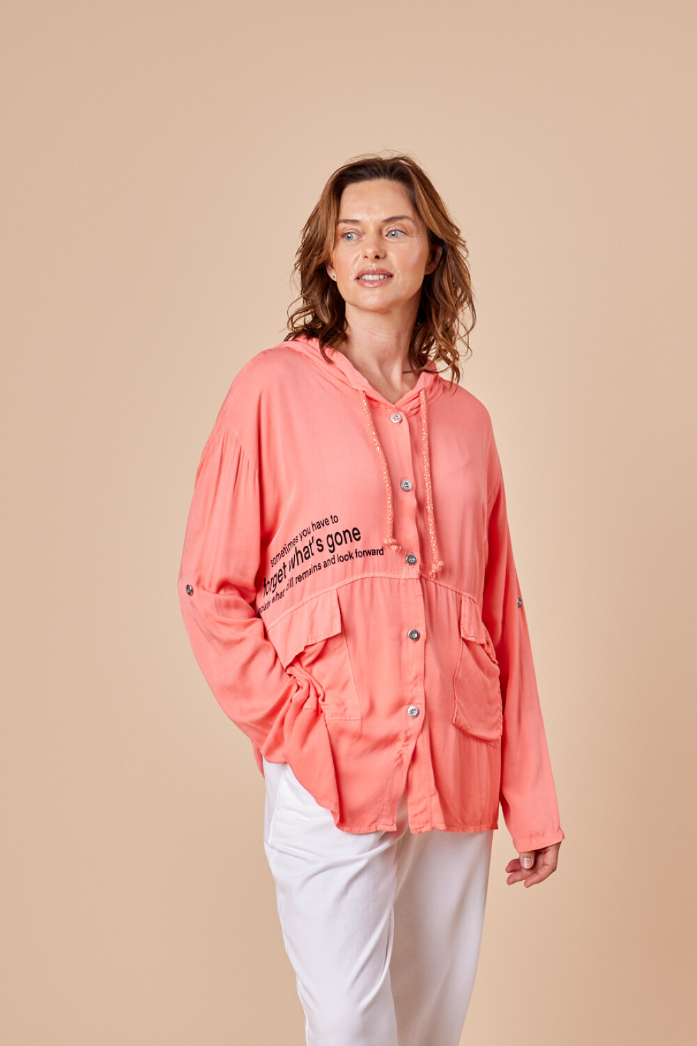 CAMPERA MARIELA Salmón