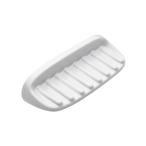 JABONERA GRANDE SATINADO CEPILLADO LOZA BLANCO BLANCO