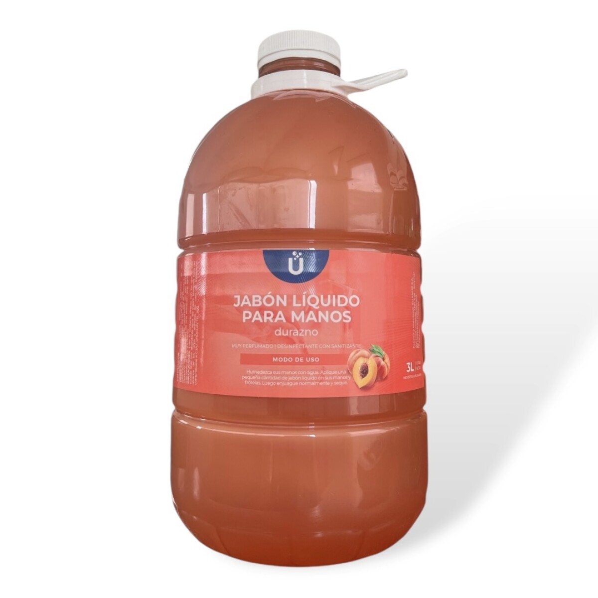 Jabón liquido para manos antibacterial 3L - Durazno 