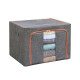 Organizador Plegable Ropa Con Estructura Metalica Apilable Talle L