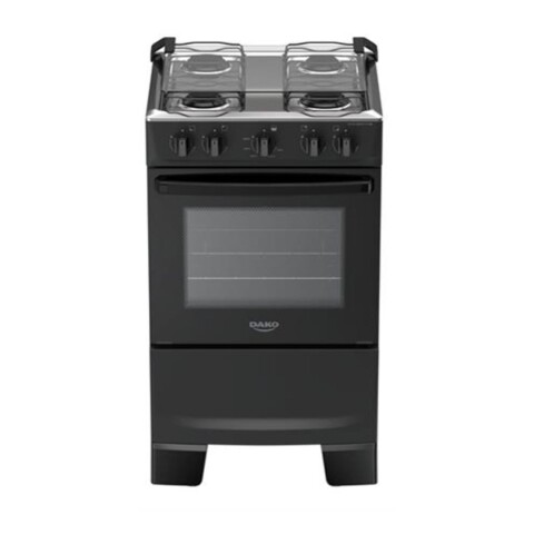 Cocina a Gas Dako Amazonas 4 Hornallas Negro